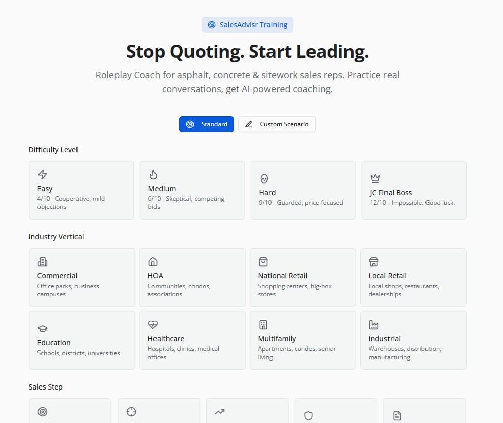 SalesAdvisr screenshot